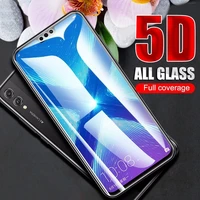 real 5d full tempered glass for huawei honor 10 9 8x mate 20 x lite pro p smart y9 2019 cover screen protector front film hd