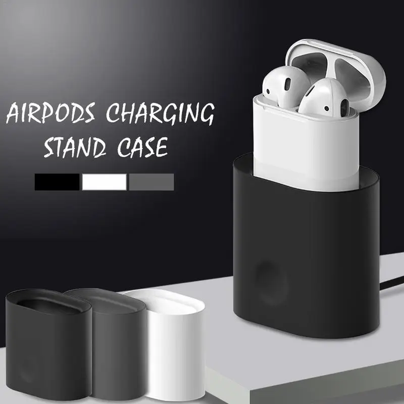 Силиконовый чехол подставка для беспроводного зарядного устройства Apple с