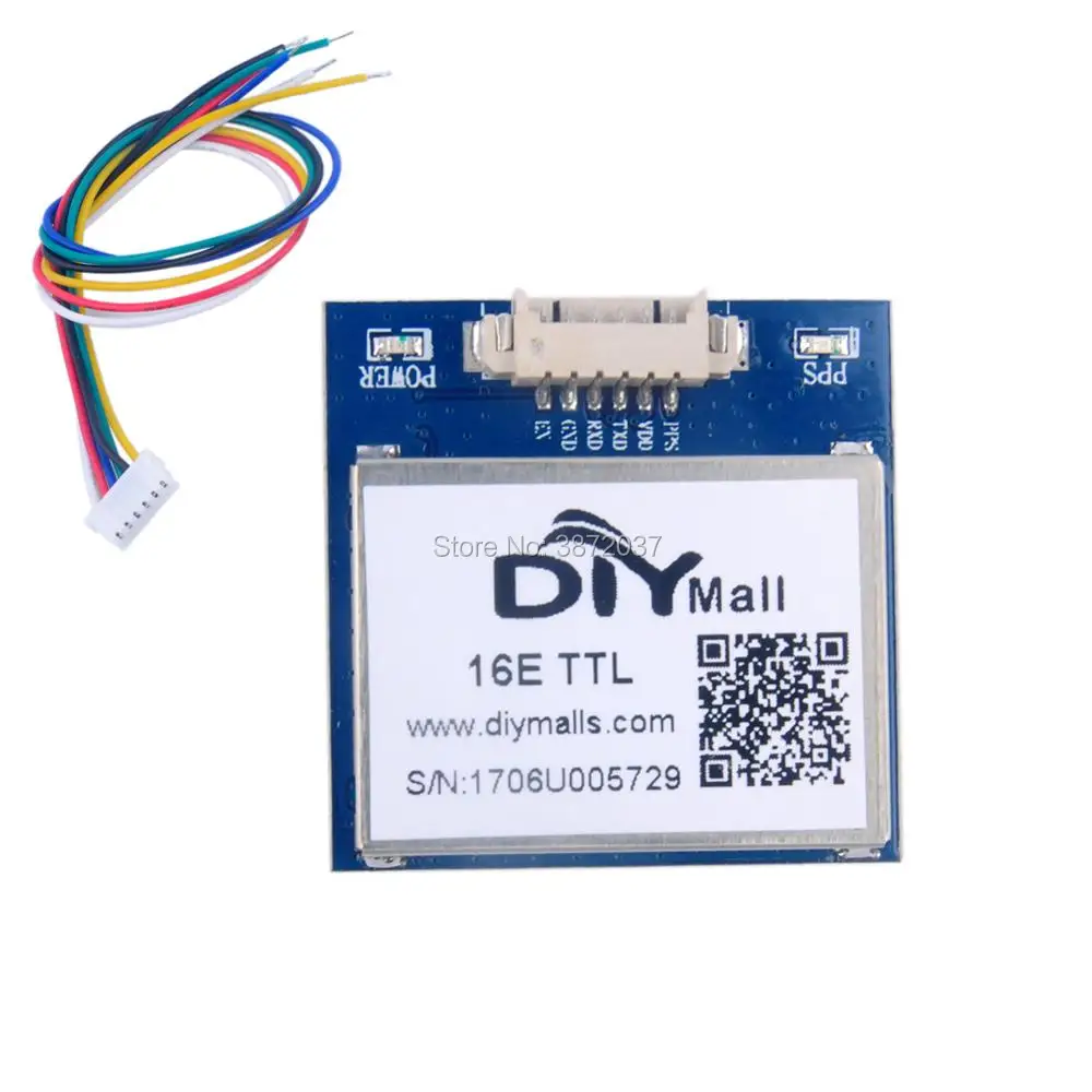 Модуль GPS DIYmall VK16E Gmouse 9600bps TTL сменный модуль с антенной для мониторинга автомобиля