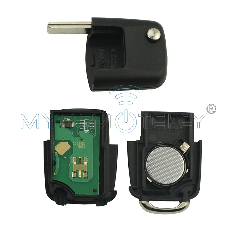 Remtekey 5 шт. 1J0 959 753 AG ID48 434 МГц для VW Volkswagen Passat Golf Bora Beetle Seat 2000 2001 2002 2003 2004 2005 remtekey|Ключ