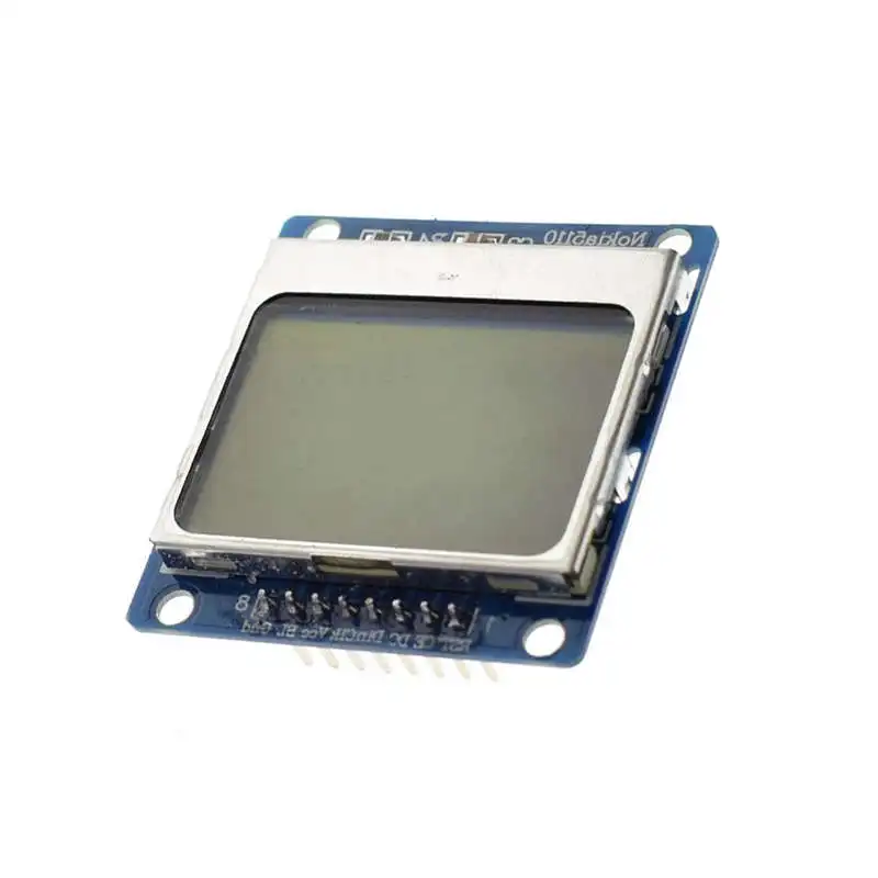 Новый-умный электронный ЖК-модуль монитор синий адаптер подсветки Pcb 84x48 Lcd для Nokia
