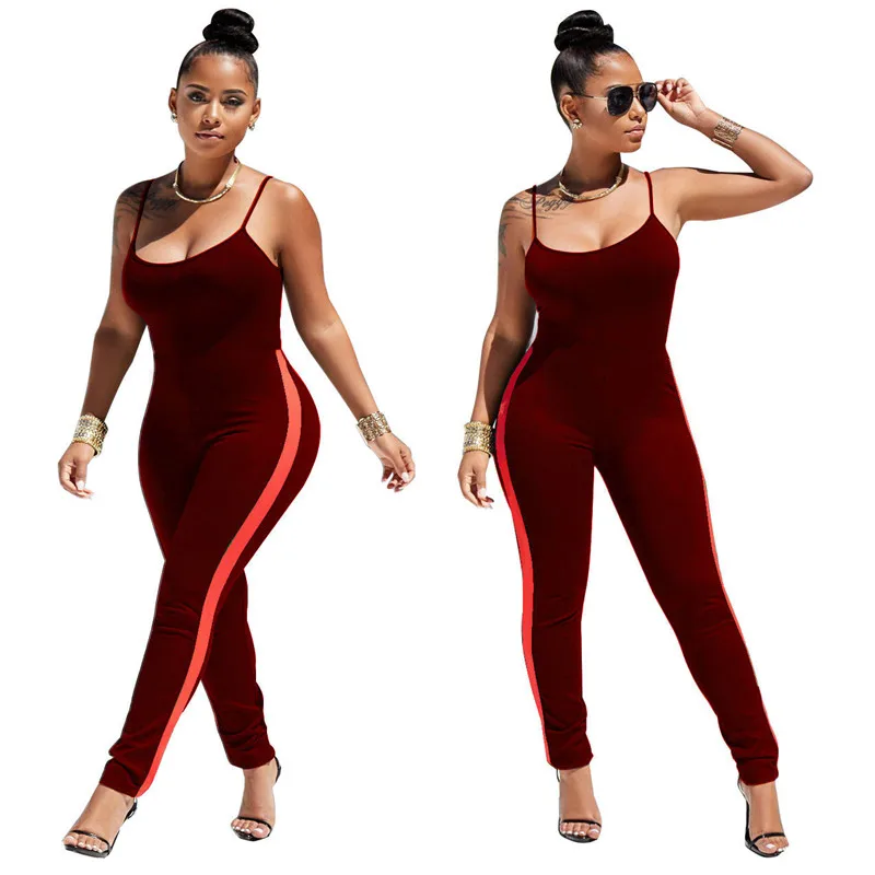 Новинка 2018 женский летний сексуальный комбинезон Клубная одежда на подтяжках