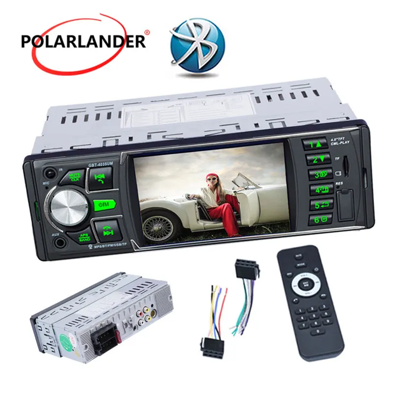 Автомобильный MP5 диск 4 1 дюйма 12 В поддержка Bluetooth/FM/USB|Автомобильные