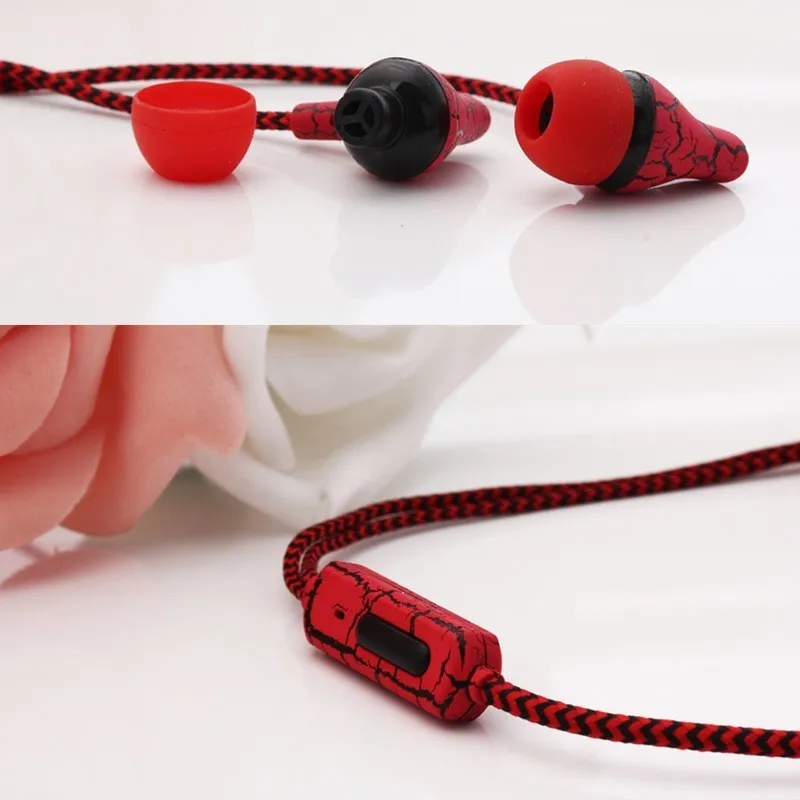 In Ear вкладыши проводные наушники крутые стильные бусины кракле гарнитура одним