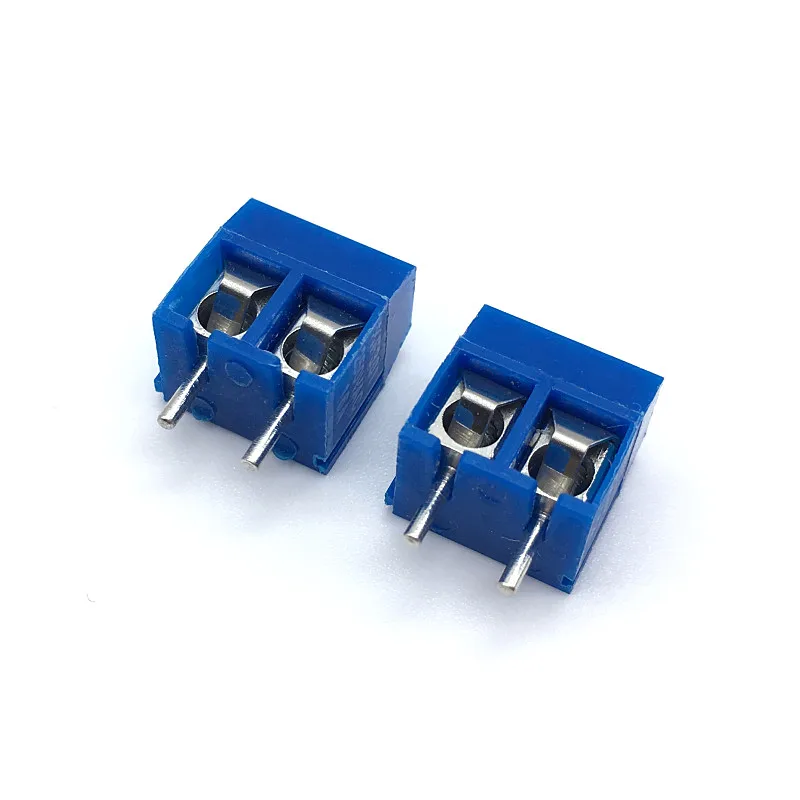 20 шт./лот KF301-5.0-2P 3P MF301 винт 2Pin 5 0 мм прямой контакт PCB винтовой клеммный блок разъем