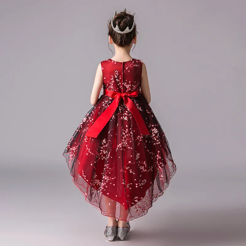 fishtail dress age for 4-14 yrs little girl lace flower girls dresses 2019 summer graduation party gown kids evening frock | Детская