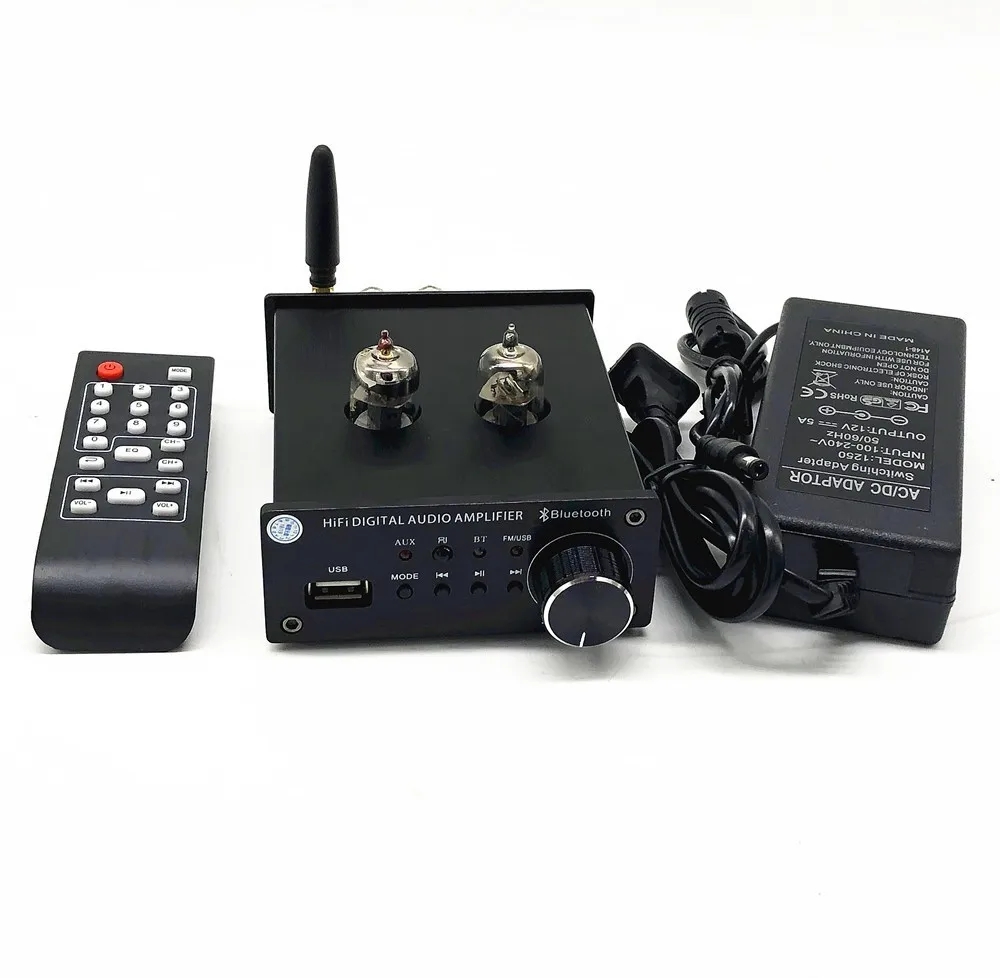 MS 10D Bluetooth 6J1 или 6J2 вакуумный трубчатый предусилитель аудио usb без потерь