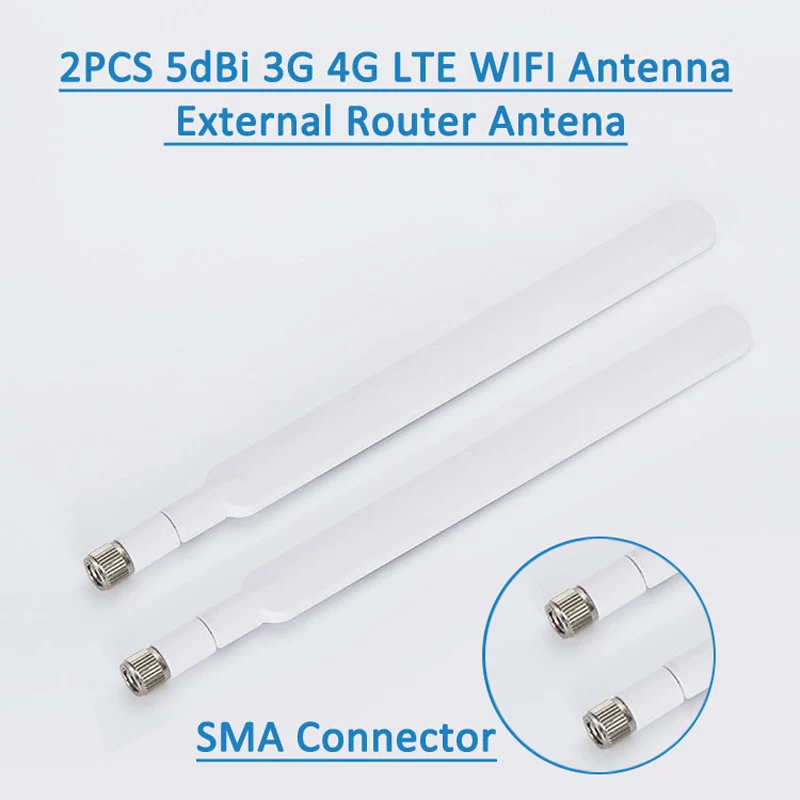 2 шт. 4G LTE Антенна 5dBi SMA наружный маршрутизатор WiFi 3G антенна беспроводной модем lte