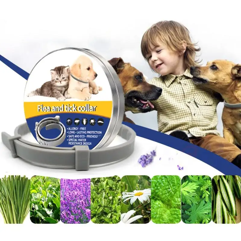 Ошейник для домашних животных отпугивающий ошейник кошек и собак против блох