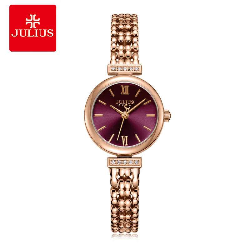 

New Fashion Cute Women's Watch Japan Quartz Small Woman Hours Fine Clock Bracelet Girl's Birthday Christmas Gift Julius Box