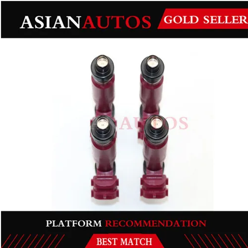 4 шт сопла форсунки 195500 3310 для Мазда Miata 1999 2000 1.8L L4 1955003310 BP4W 13 250 FJ584 842 12201 M666