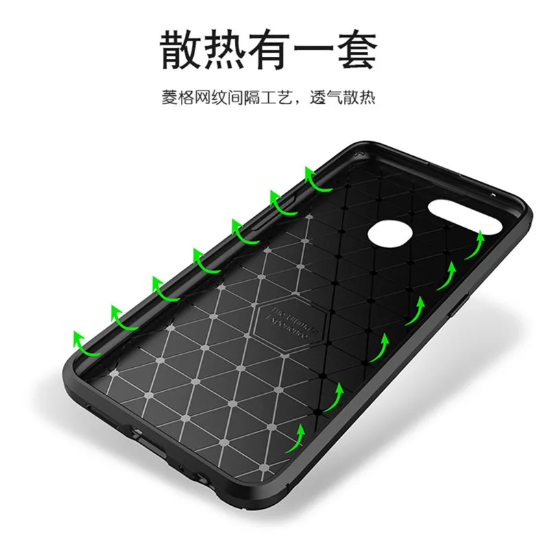 Чехол из углеродного волокна OPPO Realme 2 Pro высококачественный чехол с алмазной