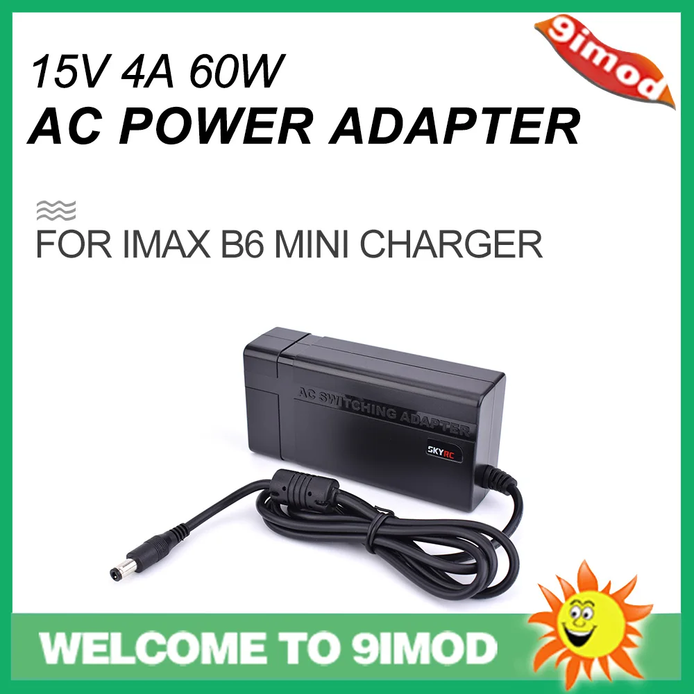 Оригинальный адаптер питания SKYRC 15 в 4A 60 Вт AC DC для IMAX B6 MINI Balance Charger Dischanger | Игрушки