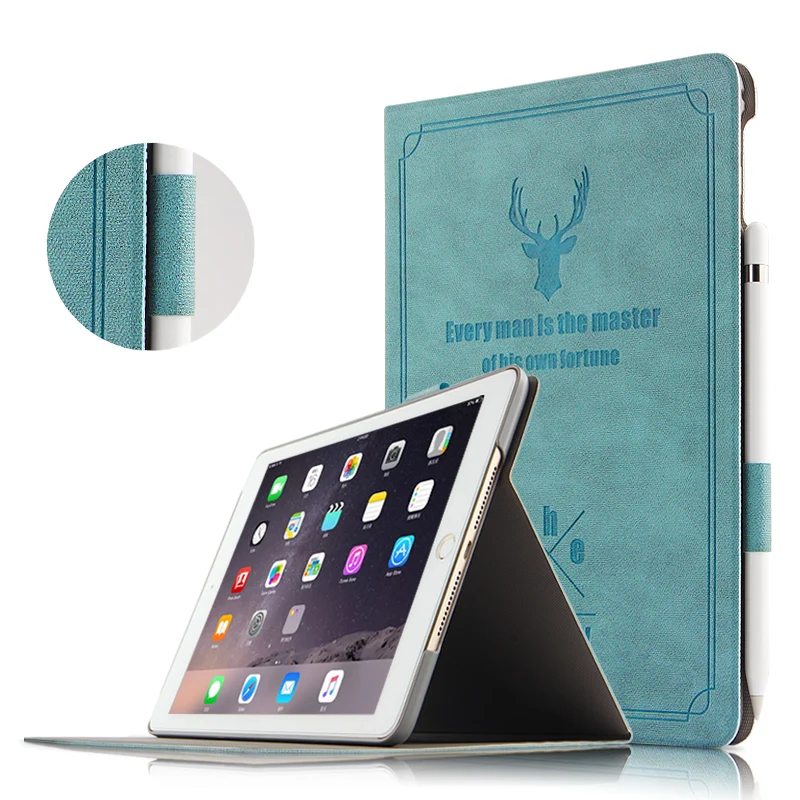 Ультратонкий умный чехол из искусственной кожи для Apple iPad Air 1 air 2 5 6 Новые Чехлы 9 7