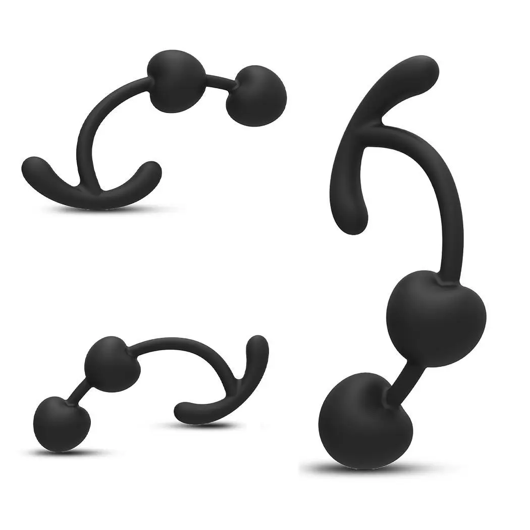 Li bo силиконовая Анальная пробка фаллоимитатор для простаты Анальный массажер