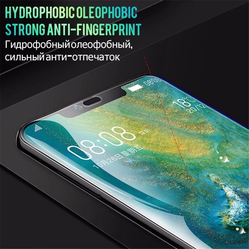 Мягкая Гидрогелевая пленка для Huawei P Smart 2019 P30 20 40 Pro Lite полное покрытие защита