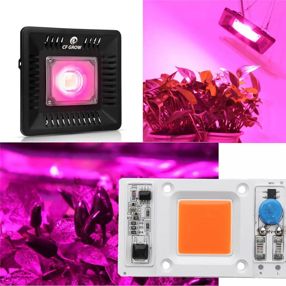 CLAITE 50W полный привод предохранение от грома COB светодиодный чип для DIY светать