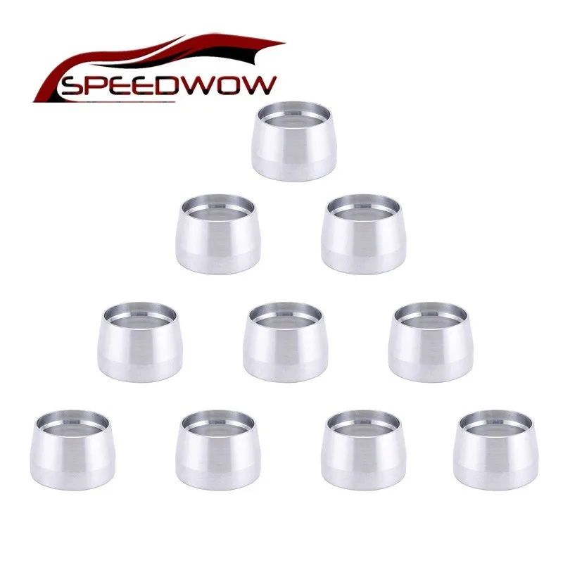 

SPEEDWOW 10 шт. 3/4/6/8/10 Алюминий замена наконечник фитинг адаптер подходит мотыги концевой заделкой двигателя Запчасти