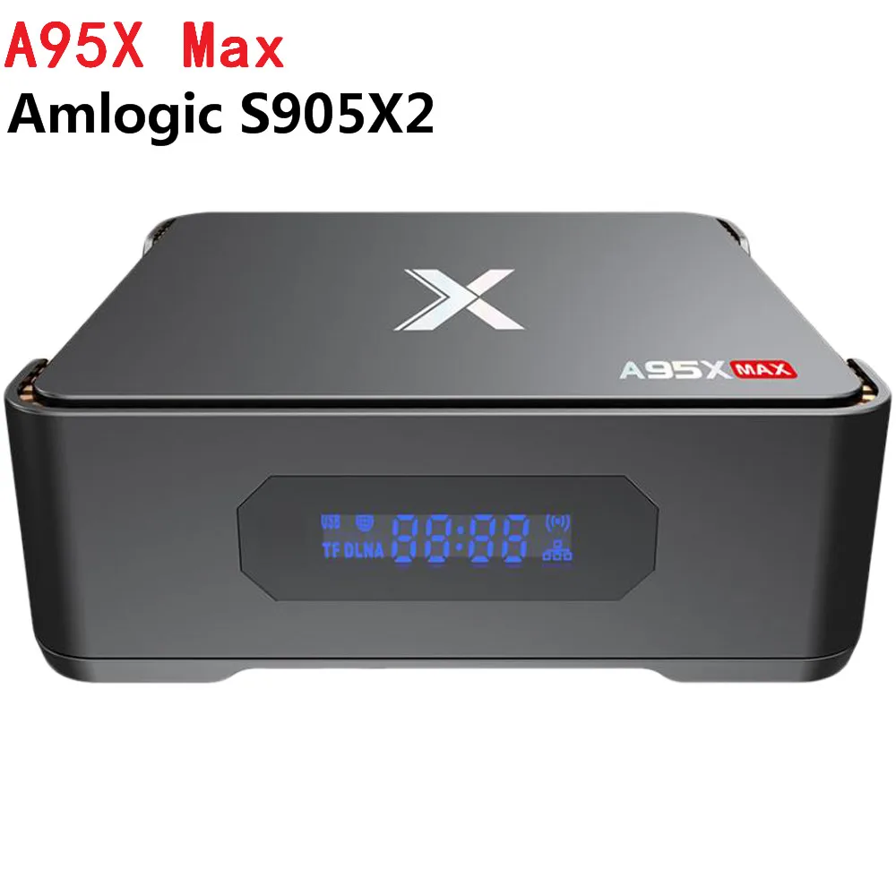 A95X MAX Android 8 1 3D ТВ коробка 4G 64G Amlogic S905X2 Dvalin 2 5G Wifi BT 4 1000Mbp телеприставка видео запись