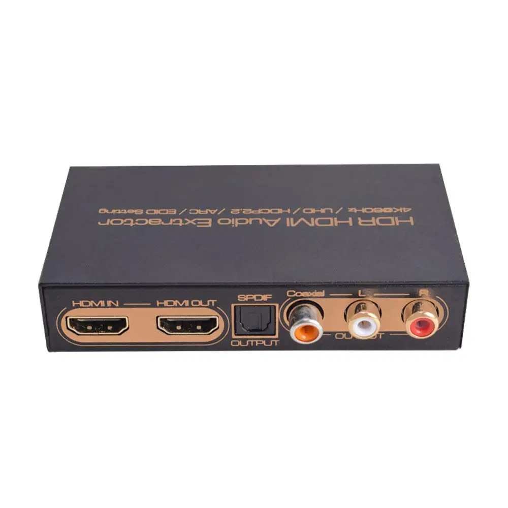 HDR HDMI истинная матрица 4X2 АУДИО ВЫКЛЮЧАТЕЛЬ экстрактора для Dolby ARC SPDIF EDID 4 в 2 Выход