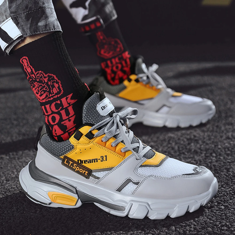 2019 New large size wear leisure sneakers men Breathable Light Running shoes chaussure homme Lightweight Tenis Walking | Обувь