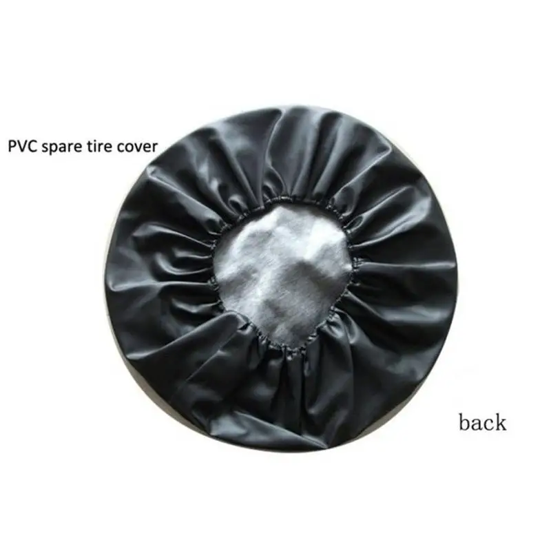 Крышка клапана для автомобильных колес запасная ПВХ-шина 14/15/16/17 дюймов черный