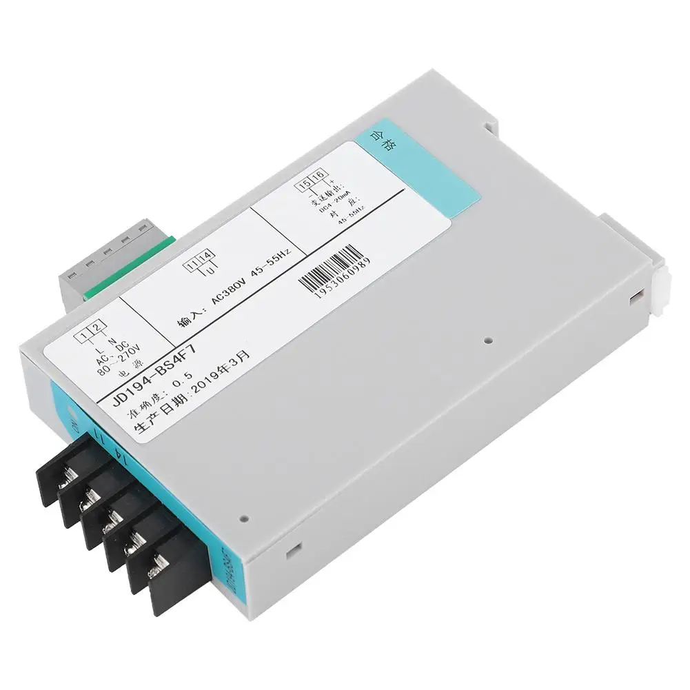 

JD194-BS4F7 0,5 класса аналоговый выходной преобразователь частоты датчик давления 45-55 Гц