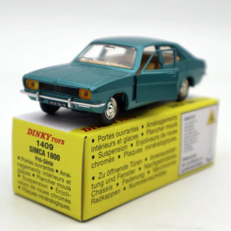 1:43 игрушки Atlas Dinky 1409 SIMCA 1800 прессерийные литые модели автомобилей Коллекция