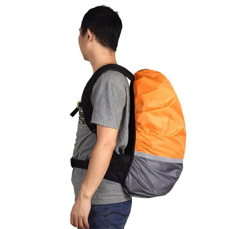 Rainproof Backpack Cover Anti Dust Rain With Reflective Strip for Hiking Camping Traveling Outdoor | Спорт и развлечения