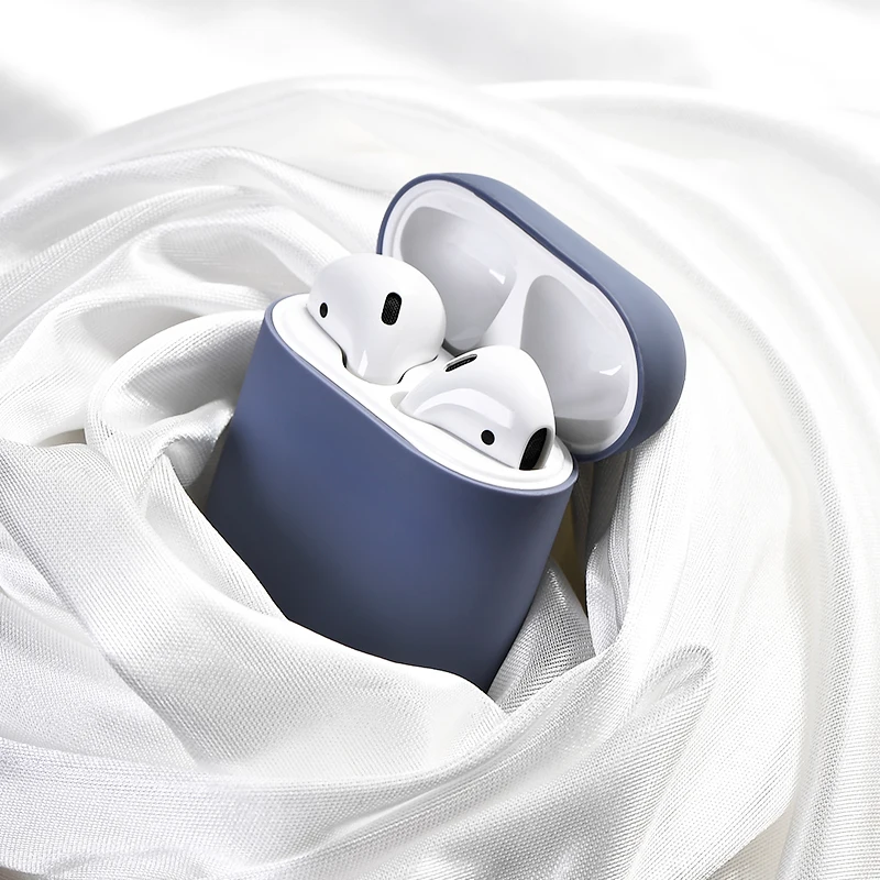 Мягкий силиконовый чехол для Airpods противоударное покрытие Apple AirPod анти