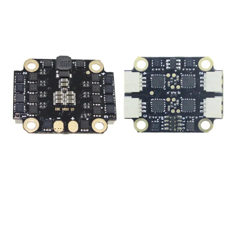 HAKRC HK1S 16x16 мм 10A BLheli_S 1-2S 4 в 1 бесщеточный ESC с 5 В BEC DShot600 для радиоуправляемого дрона