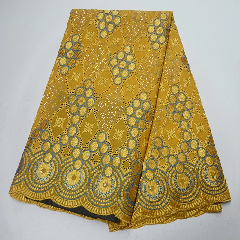 High quality Swiss voile lace in Switzerland embroidery cotton African dry fabric 2019 Nigerian men women stones | Дом и сад