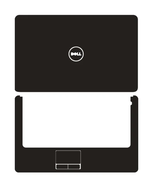 Виниловая наклейка из углеродного волокна для ноутбука Dell Inspiron 1545 1546 15 6