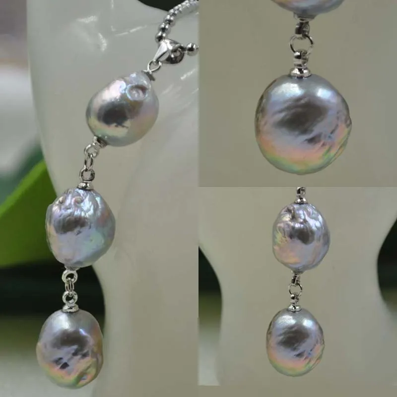 

Длинное серое жемчужное ожерелье Kasumi 11-13 мм Item7121803
