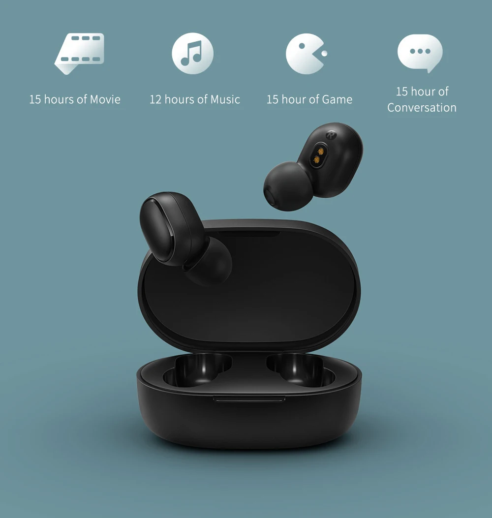 Оригинальные Xiaomi MI Redmi AirDots TWS True беспроводные Bluetooth наушники стерео 5 0