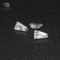 white cubic zirconia stone free shipping aaaaa quality 2x1 5x1mm 5x3x2mm trapezoid shape machine cut synthetic cz for jewelry