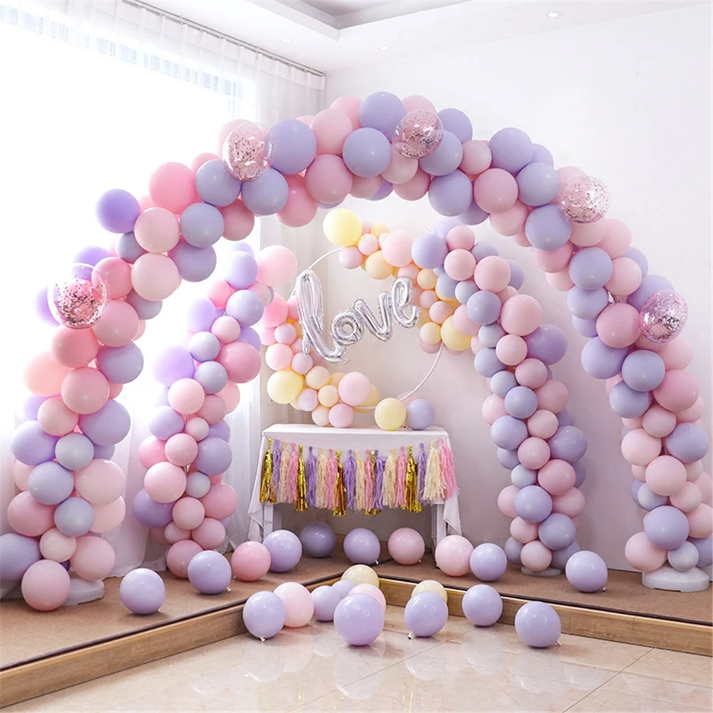 Фото Макарон латексные воздушные шары свадебная АРКА Конфетти украшения воздушный