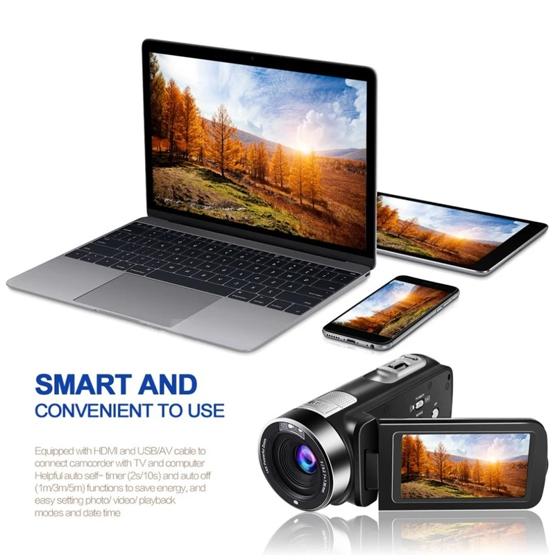 5 0 м Hd Cmos сенсор 3 дюймовая Tft вспышка цифровая камера 24 МП Fhd ЖК дисплей Цифровая с