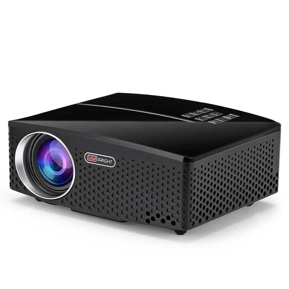 Оригинальный VIVIBRIGHT GP80 проектов светодиодный 1800 люмен HD портативный мини