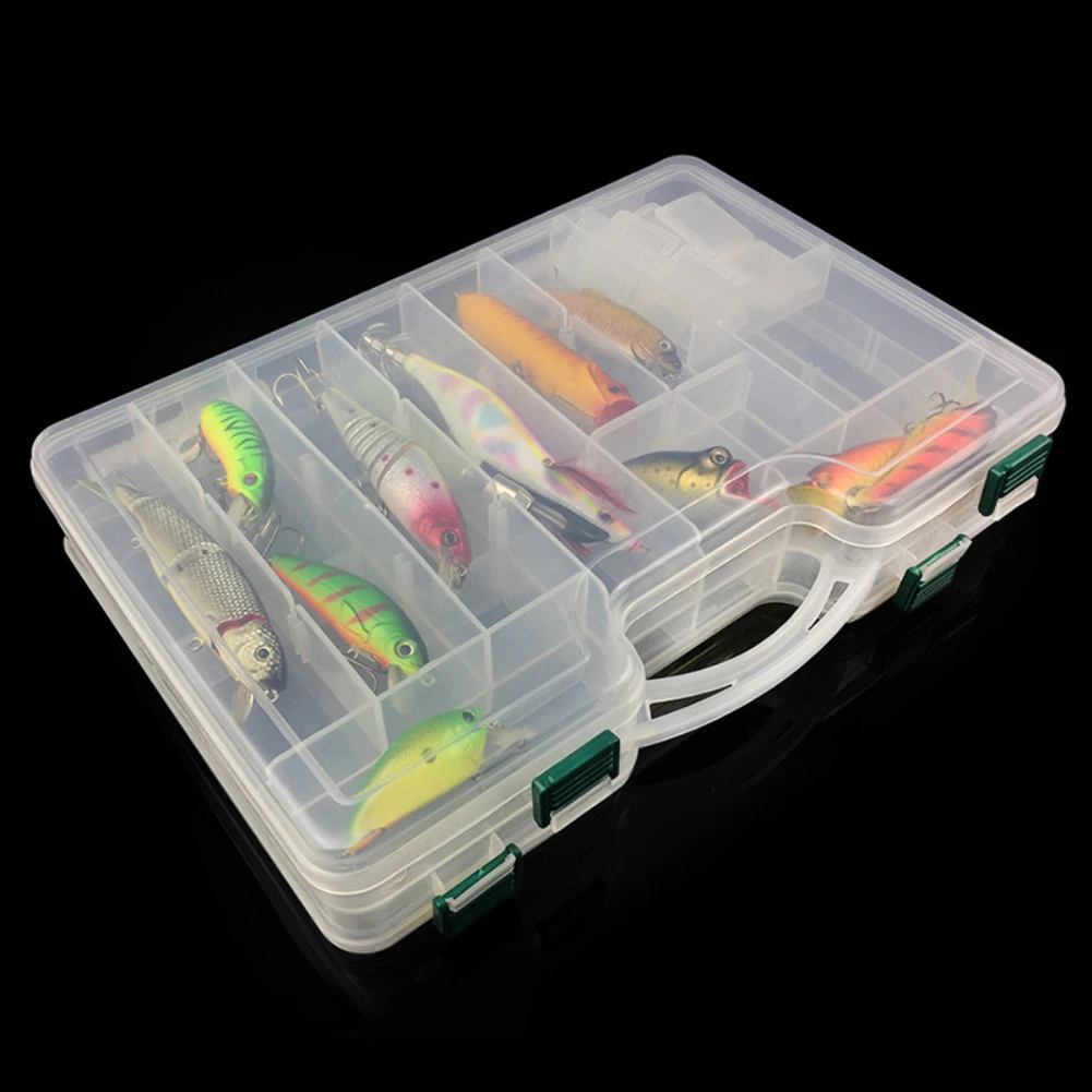 

Large Capacity Fish Lure Bait Hook Tackle Box Fishing Storage Case Container