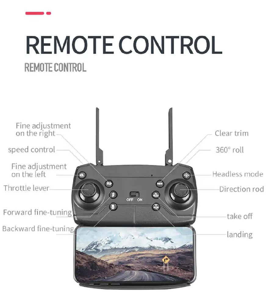 SMRC M6 Follow Me Квадрокоптер карманные Дроны с камерой HD 4 K/1080 P RC самолет гоночный