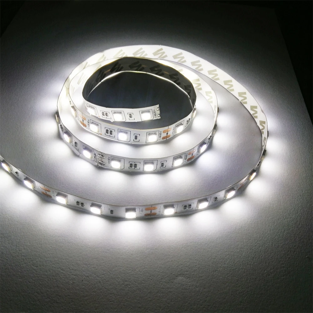 A++ ZDM 1 м DC 12 В 15 Вт 60x5050 SMD, светодиодная лампа полосы