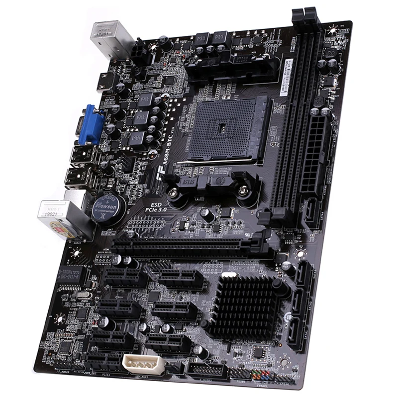 Красочные C. A68M BTC YV14 AMD поддержка FM2/FM2 cpu материнская плата для A68 SATA3.0 ATX