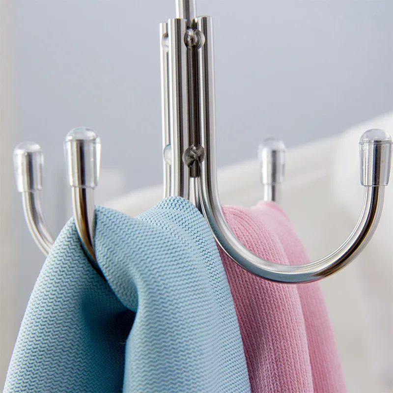 ORZ Greative 4 вешалки Крючки из нержавеющей стали для одежды сушильная вешалка шкафа