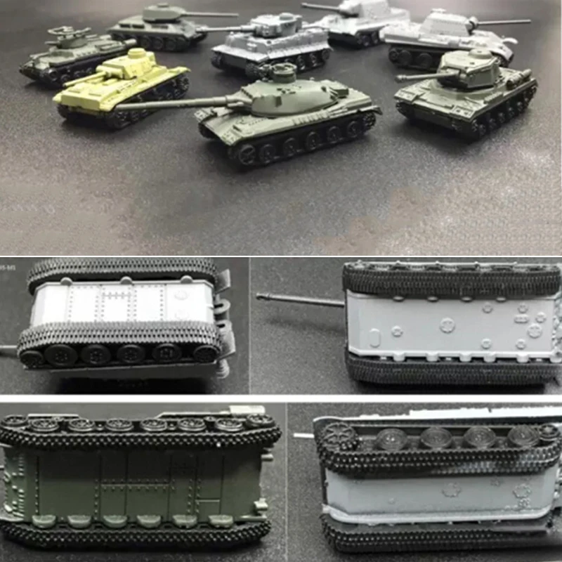 8 шт набор пластиковый 4D Собранный Танк модель 1:144 военная игрушки или украшения| |