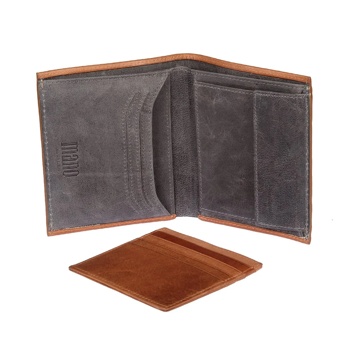 Портмоне Mano 20300 camel/gray | Багаж и сумки