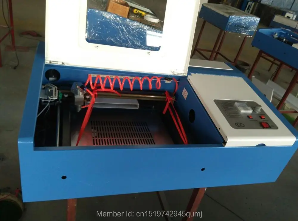 Water cooling and protection system sealed CO2 glass tube laser engraving cutting machine 3020 40w enlarge