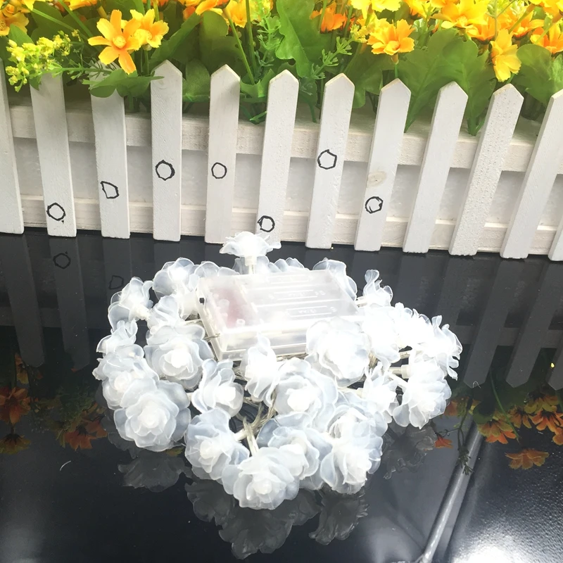 LED String Light Garland 2/3/4/5/10/20M Rose Flower AA Battery Power Lamp For Valentine's Day Party Wedding Christmas Decoration |