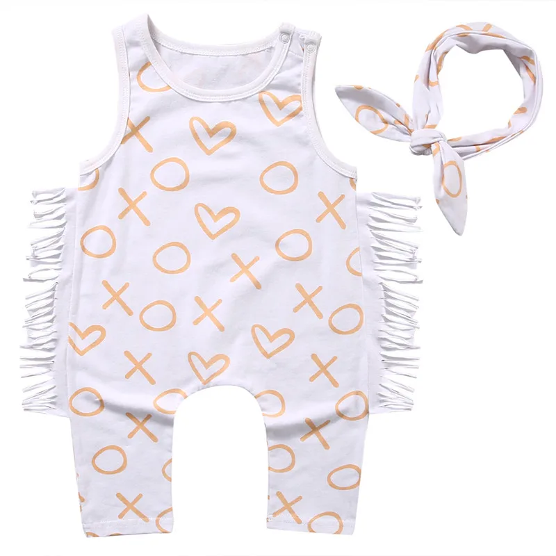 

Summer Infant Kids Baby Girl Jumpsuit Bodysuit Infant Clothes Outfit Sunsuit Baby Girl Bodysuits Cotton 0-24M O-neck Fashion