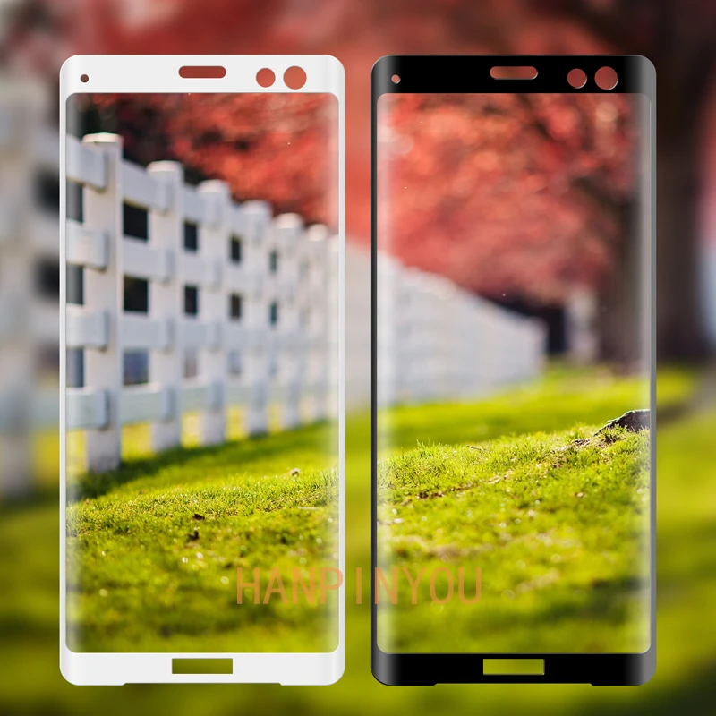 Для Sony Xperia XZ3 6 0 "3D полное покрытие изогнутое закаленное стекло 9H Премиум